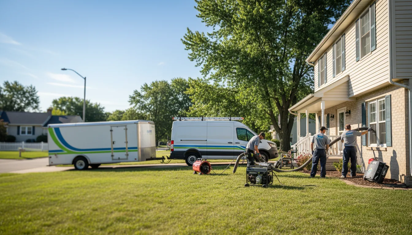 Flooded Basement Restoration And Cleanup With Repair in West Eaton, NY near me